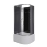 Душевая кабина Niagara Eco E90/80/40L/TN/BK (90х80х195) высокий поддон(40см),стекло тонированное,4 места