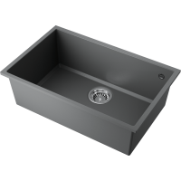 Кухонная мойка Omoikiri Tedori 66-U-PL Tetogranit/платина