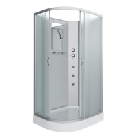 Душевая кабина Niagara Classic NG-3312-14RBKG (120х80х200) низкий поддон(13см),стекло матовое,3 места