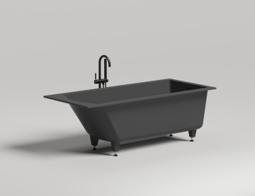 Ванна встраиваемая CASCATA KIT 170x75 S-Sense Матовое