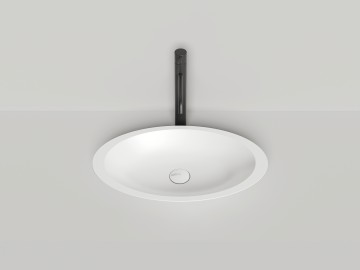 Раковина накладная CALLISTA 02 покраска по RAL полностью 575х350х85 S-Sense Глянцевое