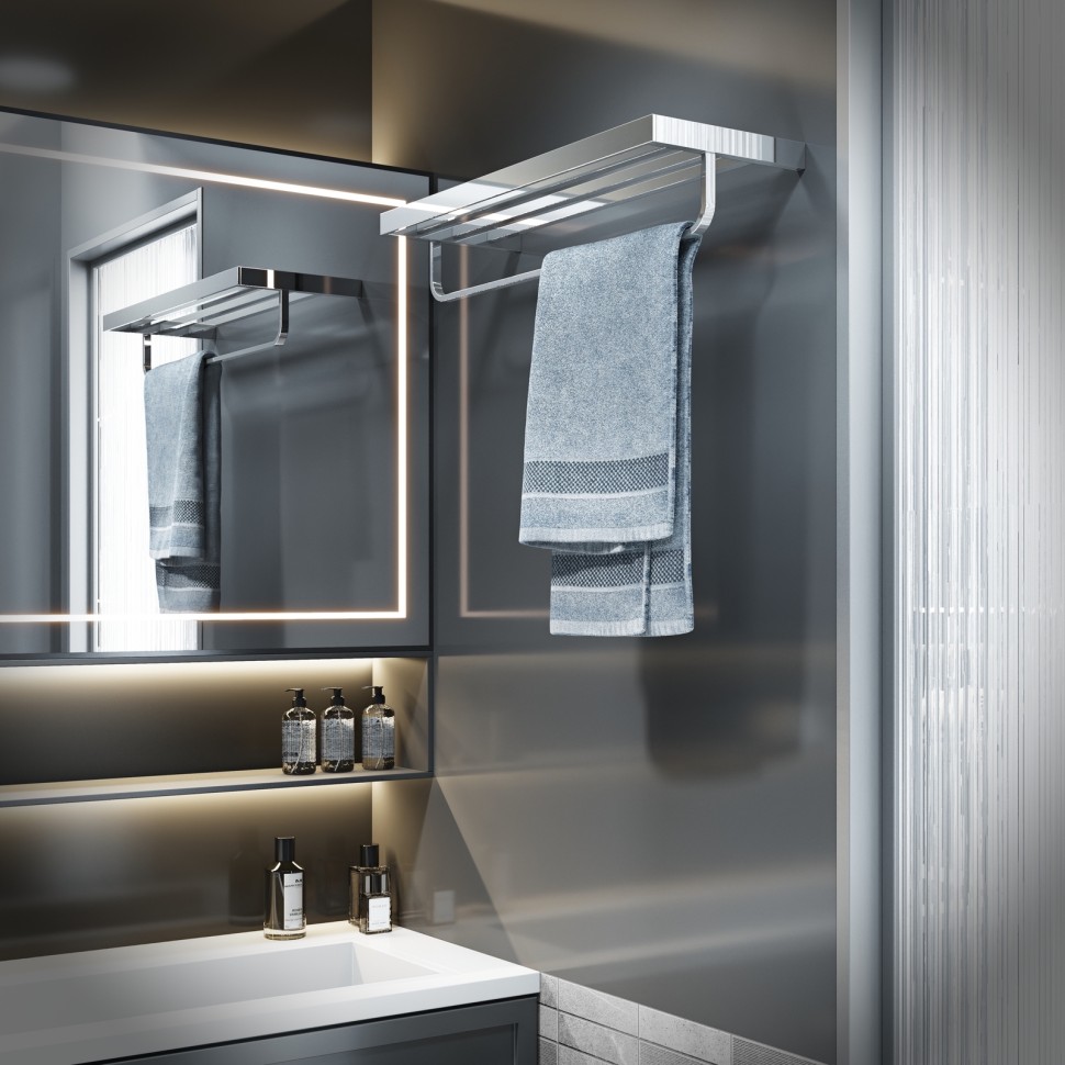 Полка для полотенец Timo Petruma 15258/00 хром