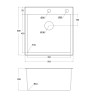 Мойка EMAR EMB-117A EMB-117A PVD Nano Dark