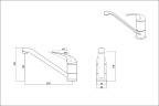 Смеситель EMAR EC-3009 3009.8 Морион