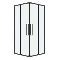 Душевое ограждение Grossman Cosmo 300.K33.02.9090.42.00 (90х90х195) квадрат,раздвижная,графит сатин,стекло прозрачное, 1 место