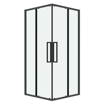 Душевое ограждение Grossman Cosmo 300.K33.02.9090.42.00 (90х90х195) квадрат,раздвижная,графит сатин,стекло прозрачное, 1 место
