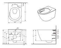Унитаз подвесной Ottimo TR-0199