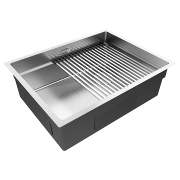 Мойка нерж. сталь NEXT-PRO 58 UNI, PM705845-BS, брашированная нерж.сталь, 580х450мм, Paulmark 1,2мм
