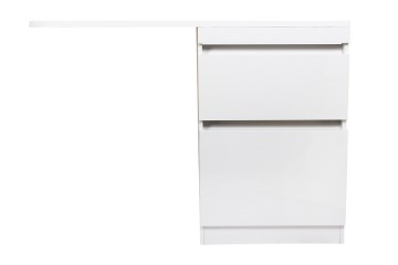 Тумба напольная STYLELINE "Даллас 120", Люкс белая, PLUS, ЭМАЛЬ с раковиной ESTETUS Даллас 1200*480 левый
