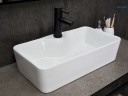 Раковина Gid N9092 51202 накладная белая 55x31x14