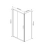 Душевой уголок Garda VSR-1G1015CL, 1500*1000, хром, стекло прозрачное