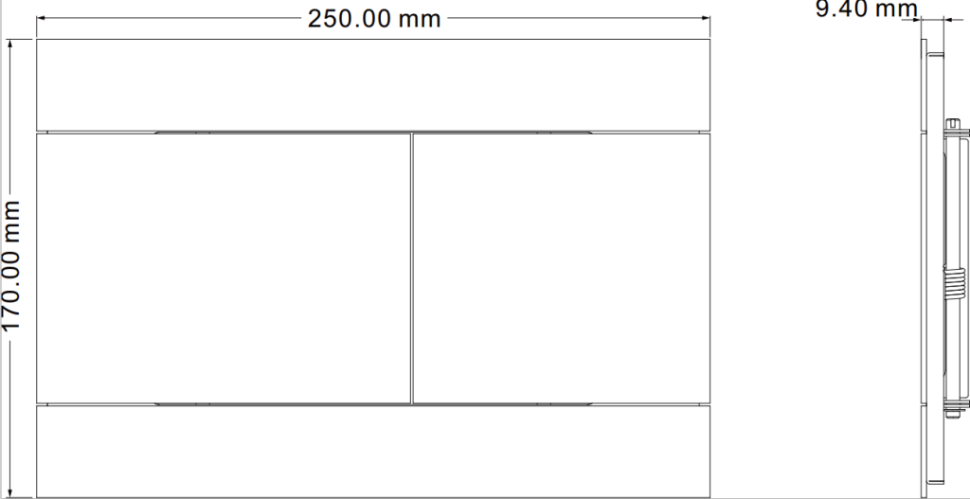 Комплект 3в1 IBERICA BLANCA инсталляция SILENCIO MINI, унитаз BILBAO ALTO белый, кнопка смыва INOX-R хром матовый (IB.001M.BLA.231.1501)