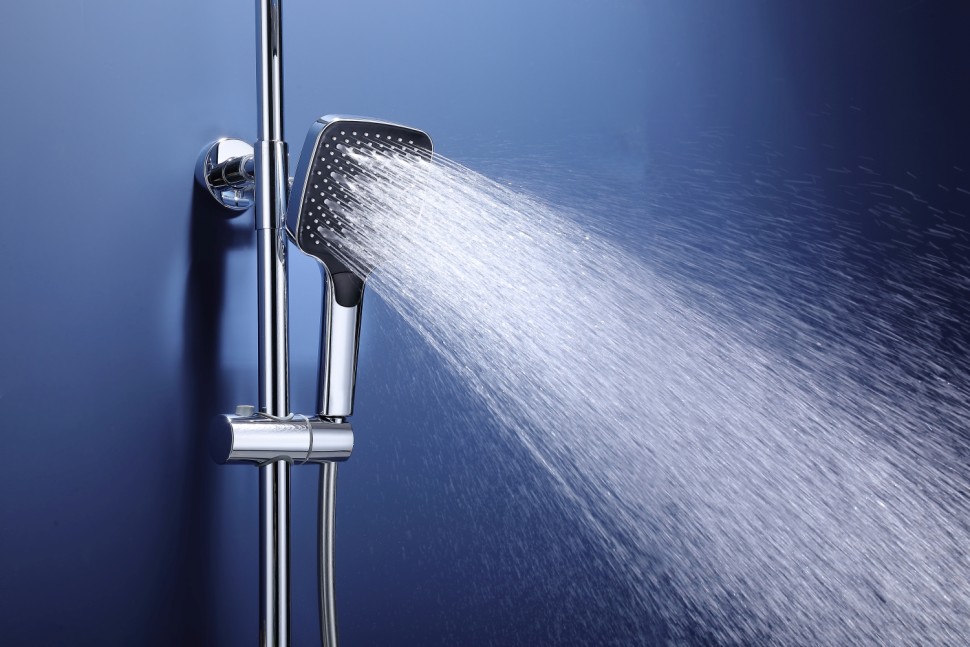 Душевая стойка Core VSFS-4CO1BN с изливом, брашированный никель