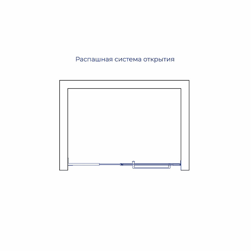 Душевая дверь RGW SV-006Gb (Прозрачное, 1500мм)
