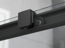 Душевое ограждение Ambassador Queen 11011203Black (90х90х200) квадрат,черный,стекло прозрачное,раздвижная,1 место