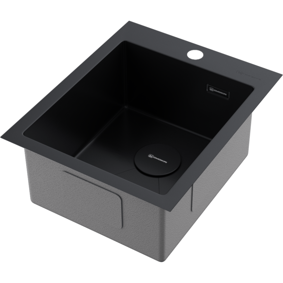 Кухонная мойка Omoikiri Akisame 41-GB нерж. сталь/графит