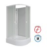 Душевая кабина Niagara Promo P90/80/26L/MT/BK (90х80х195) 4 места