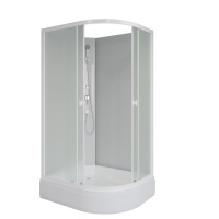 Душевая кабина Niagara Promo P90/80/26L/MT/BK (90х80х195) 4 места