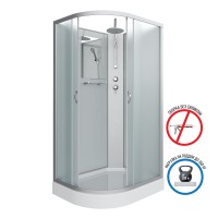 Душевая кабина Niagara Classic NG-3312-14RBKT (120х80х210) низкий поддон(13см),стекло матовое,3 места