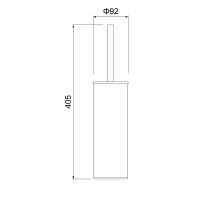 Щетка для туалета настенно-напольная Timo Saona 13161/18 черное золото