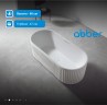 Ванна из искусственного камня ABBER Stuttgart AM9925 белая матовая