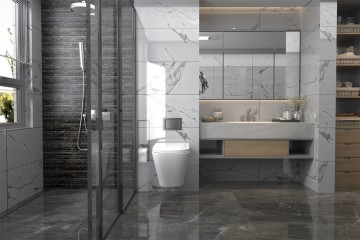 Комплект подвесной унитаз ABBER Rechteck AC1201 белый с инсталляцией AC0105 и кнопкой AC0121MMG золото матовое