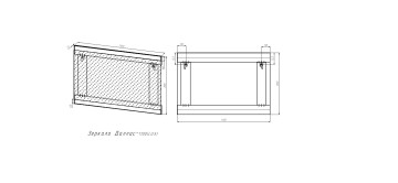 Зеркало STYLE LINE "Даллас 110", Люкс белое