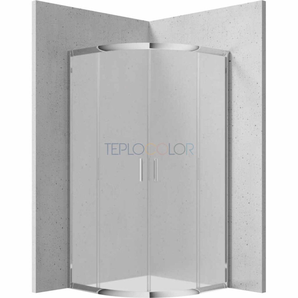 Душевая кабина, полукруглая, 90x90 см