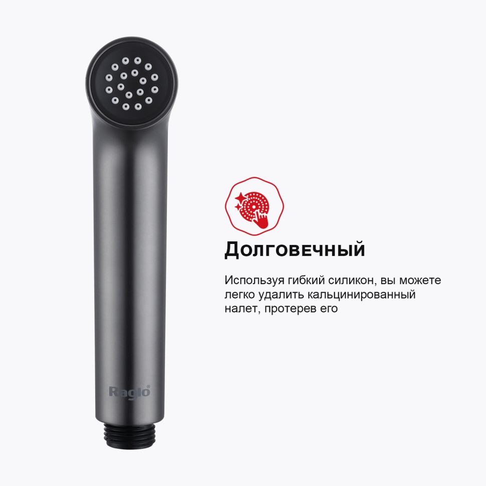 Смеситель Raglo настенный с гигиеническим душем R03.51.09