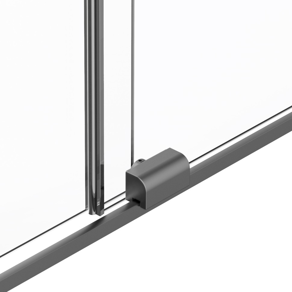 Душевая перегородка Walk-In VSW-1WSL120CLGM, 1200*2000, вороненая сталь, стекло прозрачное