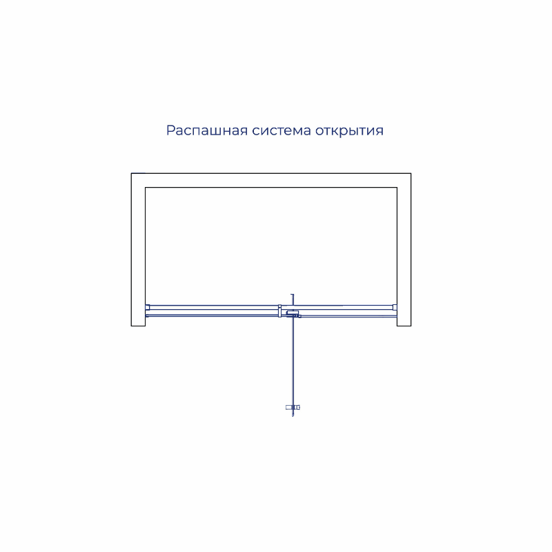 Душевая дверь RGW SV-001Nb (Прозрачное, 1300мм)