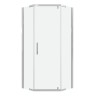Душевое ограждение Niagara Eco NG-1010-14D (100х100х190) трапеция,распашное,хром,стекло прозрачное,1 место
