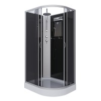 Душевая кабина Niagara Classic NG-3512-14LBKT (120х80х210) низкий поддон(13см),стекло тонированное,3 места