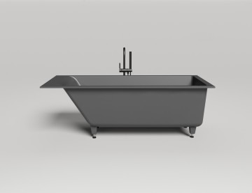 Ванна встраиваемая CASCATA KIT 170x75  покраска по RAL полностью S-Sense Глянцевое