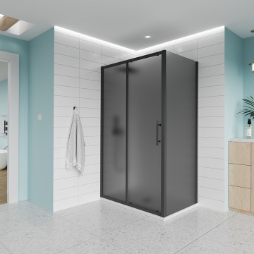 Боковая панель Evo SP GR, 1000x1950, графит брашинг, тонированное стекло