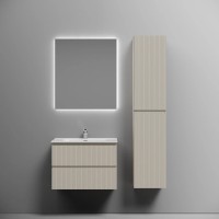 Тумба подвесная SANCOS Snob T 690х445х500, c двумя ящиками оснащенными доводчиками, Beige Soft , арт.SNT70CE