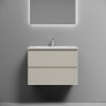 Тумба подвесная SANCOS Snob T 690х445х500, c двумя ящиками оснащенными доводчиками, Beige Soft , арт.SNT70CE