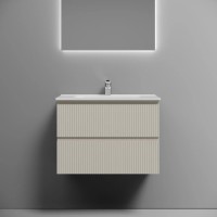 Тумба подвесная SANCOS Snob T 690х445х500, c двумя ящиками оснащенными доводчиками, Beige Soft , арт.SNT70CE
