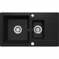 Гранитная мойка, 1.5-чаши с осушкой