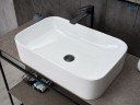 Раковина Gid N9599 51231 накладная белая 61x38x15