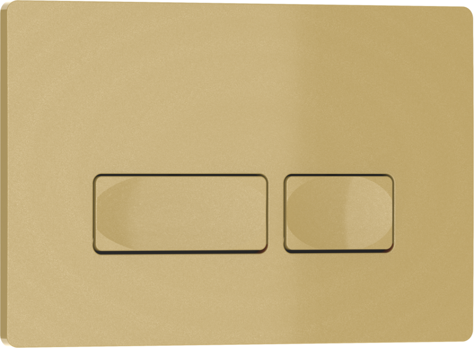 Комплект 2в1 IBERICA BLANCA инсталляция SILENCIO, кнопка смыва ESTI-R золото матовое (IB001.215)