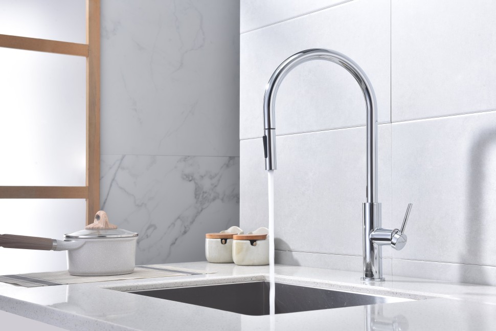 Смеситель для кухни Senso, хром, Se215180-CR, Paulmark