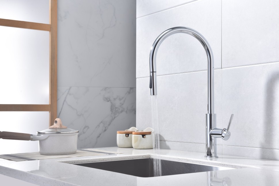 Смеситель для кухни Senso, хром, Se215180-CR, Paulmark