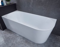 Ванна акриловая Vincea VBT-402-1800L, 1800*800*580, цвет белый, левая, щелевой перелив