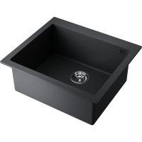 Кухонная мойка Omoikiri Bosen 57-BL Tetogranit/черный