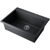 Кухонная мойка Omoikiri Tedori 68-BL Tetogranit/черный