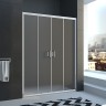 Душевая дверь Veconi Vianno VN-45, 1400x1850, хром, стекло pear