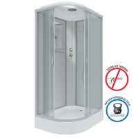 Душевая кабина Niagara Classic NG-3312-14R (120х80х215) низкий поддон(13см),стекло матовое,3 места