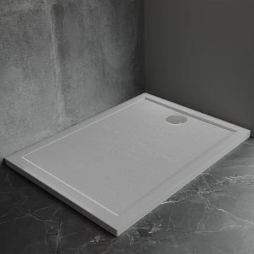 Душевой поддон Veconi Pietra G, 900x900x30, искусственный камень, серый