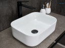 Раковина Gid N1335 51238 накладная белая 40x30x13